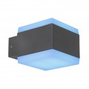 Globo 34173RGBSH LED kültéri fali lámpa Slice 1x15W | 3000-6500K | IP44 | RGB - szabályozható