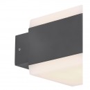 Globo 34173RGBSH LED kültéri fali lámpa Slice 1x15W | 3000-6500K | IP44 | RGB - szabályozható