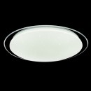 Globo 41315-24 LED mennyezeti lámpa Sajama 1x24W | 1600lm | 3000-4500-6000K - csillogó effektus, állítható szín, fehér