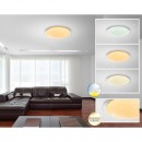 Globo 41315-24 LED mennyezeti lámpa Sajama 1x24W | 1600lm | 3000-4500-6000K - csillogó effektus, állítható szín, fehér