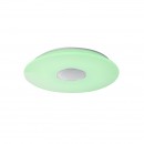 Globo 41329N LED mennyezeti lámpa Nicole 1x50W | 2600lm | 3000-6000K | RGB - Bluetooth, hangszóró, szabályozható, távirányító, színrögzítés, színváltó, fehér, opál