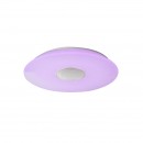 Globo 41329N LED mennyezeti lámpa Nicole 1x50W | 2600lm | 3000-6000K | RGB - Bluetooth, hangszóró, szabályozható, távirányító, színrögzítés, színváltó, fehér, opál