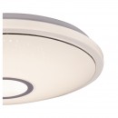 Globo 41386-24 LED mennyezeti lámpa Connor 1x24W | 1400lm | 3000K-4500K-6000K - színrögzítés, 3 fokozatú fényerőszabályozás, króm, fehér
