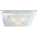 Globo 48092-3 mennyezeti lámpa Ballerina I 3x60W | E27 - króm, szatén üveg