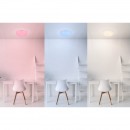 Globo 48363RGB LED mennyezeti lámpa Atreju I 1x15W | 580lm | 3000K | RGB - szabályozható, színváltó, távirányító, színrögzítés, fehér, opál