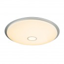 Globo 48379-80 LED mennyezeti lámpa Rudi 1x80W | 500-5200lm | 3000K-6000K | RGB - távirányító, színek rögzítése, szabályozható, éjszakai megvilágítás, időzítő, memória funkció, opál, fehér