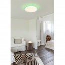 Globo 48395 LED mennyezeti lámpa Nicole II 1x30W | 140-2400lm | 3000K-6000K | RGB - távirányító, színváltó, szabályozható, színrögzítés, éjszakai világítás, opál, fehér
