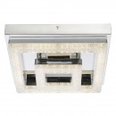 Globo 49246-16 LED mennyezeti lámpa Fogo 1x16W | 950lm | 4000K - fehér, átlátszó kristály