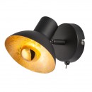 Globo 54001-1 LED fali lámpa Lotte 1x4W | 136lm | E14 LED | 2700K - fekete és arany
