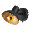 Globo 54001-1 LED fali lámpa Lotte 1x4W | 136lm | E14 LED | 2700K - fekete és arany