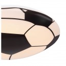 Globo 54009D1 LED gyermek mennyezeti lámpa Lemmi 1x18W | 820lm | 3000K - fehér és fekete