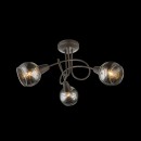 Globo 54347-3 mennyezetre szerelhető lámpa 3x4W | E14 LED | 196lm | 3000K - izzók mellékelve, mozgatható kar, bronz