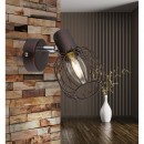 Globo 54801-1 fali spotlámpa Akin 1x40W | E14 - barna, bronz