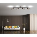 Globo 54801-4 fali vagy mennyezeti spotlámpa Akin 4x40W | E14 - barna, bronz