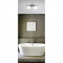 Globo 5663-2L LED mennyezeti lámpa Cardiff 2x3W | 520lm | G9 LED | 3000K | IP44 - króm, opál