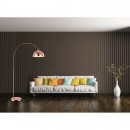 Globo 58227C állólámpa Newcastle 1x40W | E27 - állítható magasságú, réz