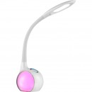 Globo 58278 LED asztali lámpa Tarron 1x5W | 280lm | 5500K | RGB - érintésszabályozó, megvilágított, talpazat, színrögzítés, fehér