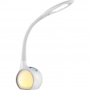 Globo 58278 LED asztali lámpa Tarron 1x5W | 280lm | 5500K | RGB - érintésszabályozó, megvilágított, talpazat, színrögzítés, fehér