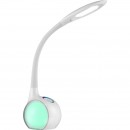 Globo 58278 LED asztali lámpa Tarron 1x5W | 280lm | 5500K | RGB - érintésszabályozó, megvilágított, talpazat, színrögzítés, fehér