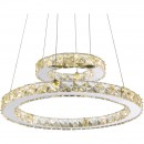 Globo 67037-24A LED mennyezeti függőlámpa Marilyn I 1x24W | 1570lm | 4000K - króm, átlátszó kristály