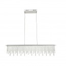 Globo 68405-24H LED mennyezeti függőlámpa 1x24W | 1700lm | 3000-6000K - szabályozható, króm, átlátszó kristály