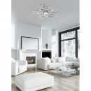 Globo 68546-5 mennyezetre szerelhető lámpa Flash 5x40W | E14 - króm