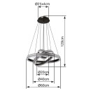 Globo 67314-70H LED mennyezeti függőlámpa GROUNI  | 70W integrált LED forrás | 3510lm | 2700-6000K