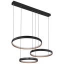 Globo 67193-55H LED mennyezeti függőlámpa Halli 1x55W | 1800lm | 2700-6000K- távirányítás, szabályozható, éjszakai üzemmód, memória funkció, opál, fekete