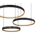 Globo 67193-55H LED mennyezeti függőlámpa Halli 1x55W | 1800lm | 2700-6000K- távirányítás, szabályozható, éjszakai üzemmód, memória funkció, opál, fekete