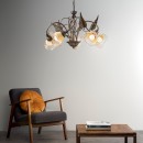 Luce Ambiente Design I-AUTUNNO/5 mennyezeti függőlámpa AUTUNNO | 5×60W E14