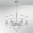 Luce Ambiente Design I-BOEME/6 mennyezeti függőlámpa BOEME E14 | króm