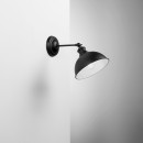 Luce Ambiente Design I-CHARLESTON-AP fali lámpa CHARLESTON | 1×60W E27 | fekete