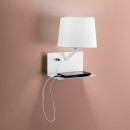 Luce Ambiente Design I-CIAK-AP BCO fali lámpa CIAK | 1×60W E27 | kapcsolóval | fehér