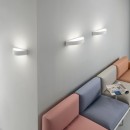 Luce Ambiente Design I-CORTINA-S-AP fali lámpa CORTINA | 1×60W E14 | fehér