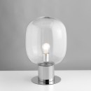 Luce Ambiente Design I-FELLINI-L30 asztali lámpa FELLINI | 1×60W E27 | kapcsolóval | króm