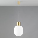 Luce Ambiente Design I-FELLINI-S30 ORO mennyezeti függőlámpa FELLINI | 1×60W E27 | a kábelen | aranyszínű