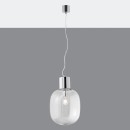Luce Ambiente Design I-FELLINI-S30 mennyezeti függőlámpa FELLINI | 1×60W E27 | a kábelen | króm
