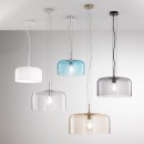 Luce Ambiente Design I-GIBUS-S30 BLU mennyezeti függőlámpa GIBUS | 1×60W E27 | a kábelen