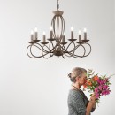 Luce Ambiente Design I-GINEVRA-8 mennyezeti függőlámpa GINEVRA E14