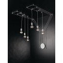 Luce Ambiente Design I-HABITAT-PL6 BCO mennyezeti függőlámpa HABITAT E27 | fehér