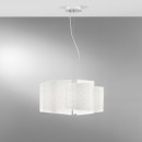 Luce Ambiente Design I-JOYCE/S3 mennyezeti függőlámpa JOYCE | 3×60W E27 | a kábelen | fehér