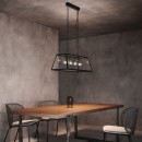 Luce Ambiente Design I-LEXINGTON-S4  mennyezeti függőlámpa LEXINGTON E27 | fekete