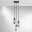 Luce Ambiente Design I-MAGIC-S3-NER mennyezeti függőlámpa MAGIC | 3×60W E27 | fekete