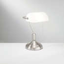 Luce Ambiente Design I-MARSHALL-L-BCO asztali lámpa MARSHALL | 1×60W E27 | kapcsolóval | fehér