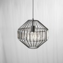 Luce Ambiente Design I-OPIUM-S1 C mennyezeti függőlámpa OPIUM | 1×60W E27 | fekete