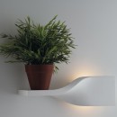 Luce Ambiente Design I-PIROETTE-AP56 fali lámpa PIROETTE | fehér