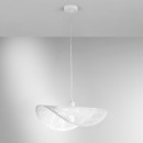 Luce Ambiente Design I-RHEI-LEAF-S50 mennyezeti függőlámpa RHEI | 1×60W E27 | fehér