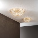 Luce Ambiente Design I-VIENNA-PL60 ORO mennyezetre szerelhető lámpa VIENNA E14 | aranyszínű