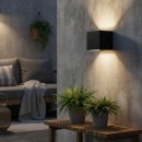 Ideal lux I313450 LED kültéri fali lámpa ATOM | 12W integrált LED forrás | 1050lm | 3000K