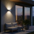 Ideal lux I328652 LED kültéri fali lámpa ATOM | 25W integrált LED forrás | 2100lm | 3000K